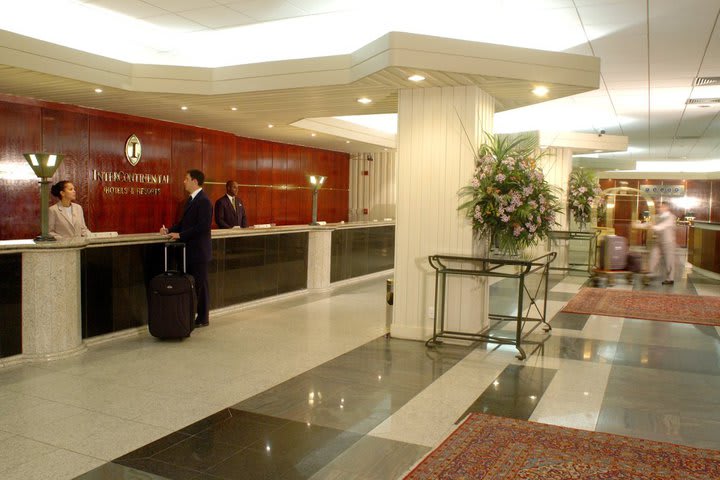 Lobby en el hotel Royal Tulip Río de Janeiro