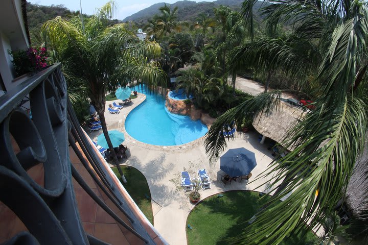 Vista de la piscina