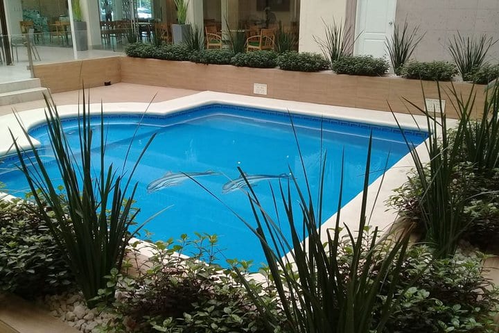 Pool at the hotel