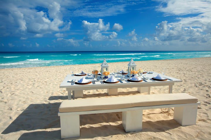 Recepción de bodas en la playa