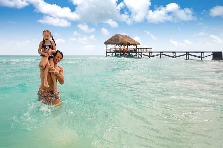 Family hotel on the beach