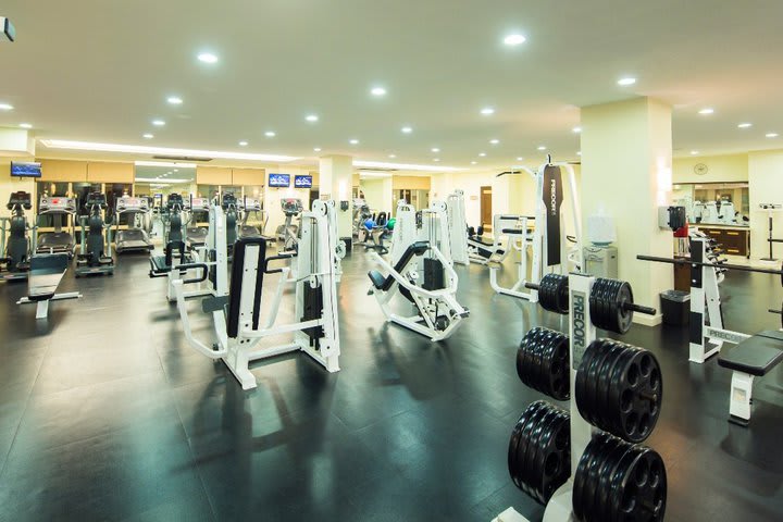 Interior view of the fitness center