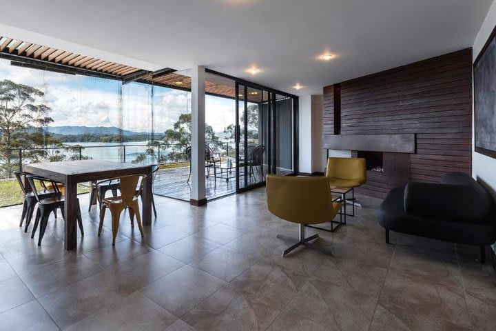 Dining area of the apartment type A