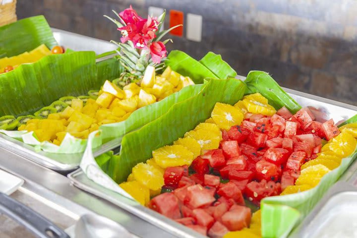 Fruits on the food bar