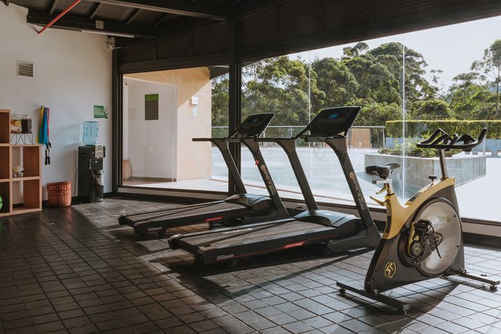 View of the fitness center