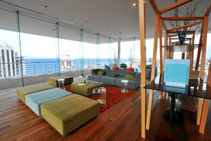 Lounge ejecutivo del hotel Emporio Veracruz