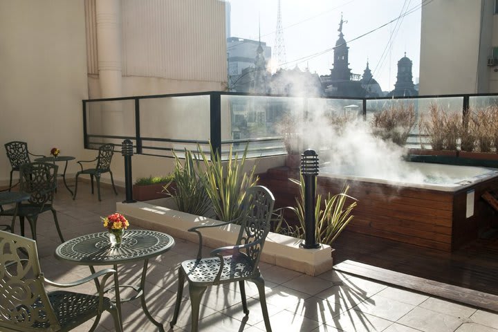 El hotel Reino del Plata cuenta con jacuzzi climatizado