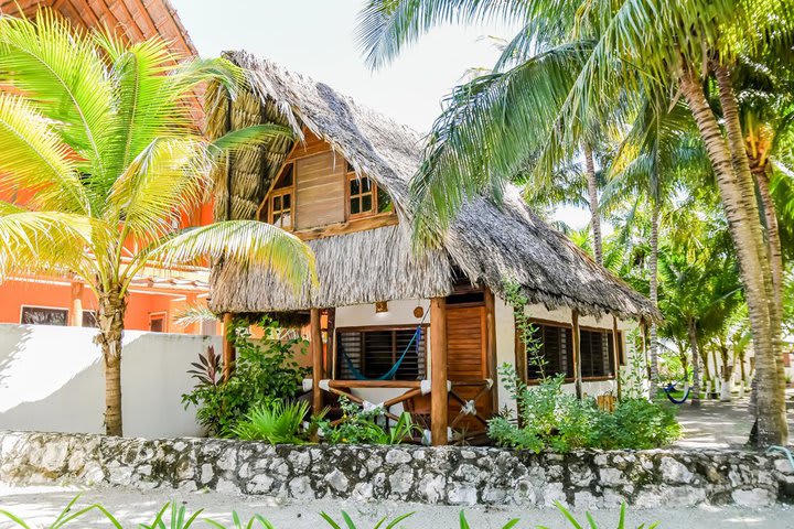 Exterior view of the cabins