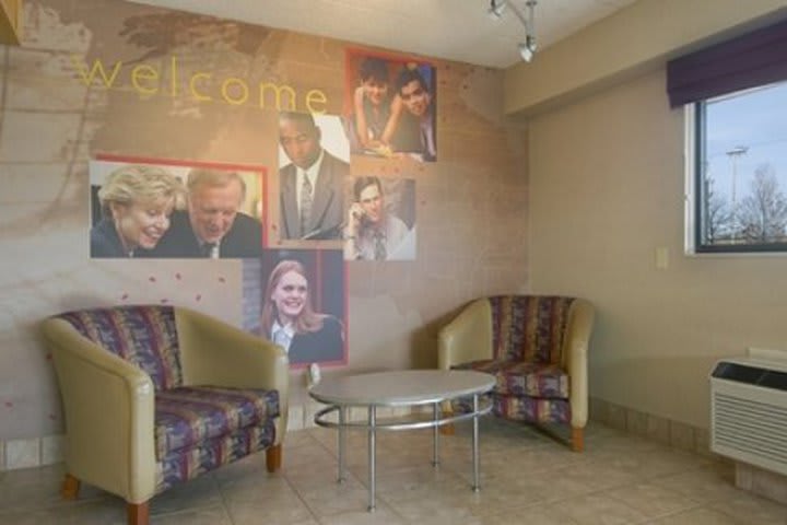 Lobby del hotel Red Roof Inn Chicago - O'Hare Airport en Arlington Heights