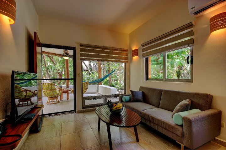 Sitting area of a bungalow