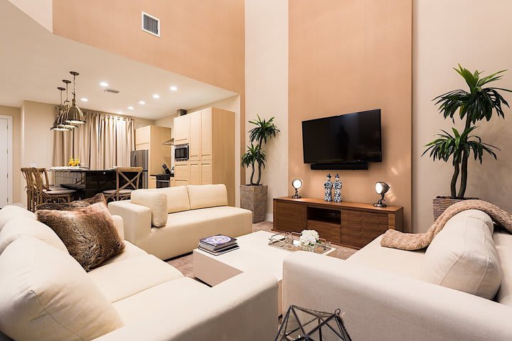 Sitting area in a villa