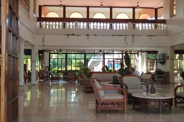 Lobby at the hotel