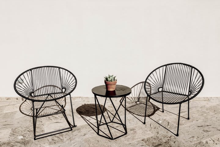 Interior sitting area