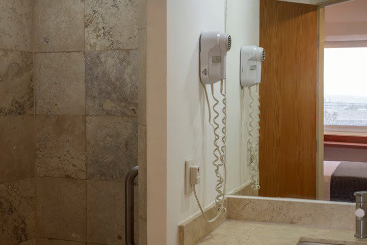 Private bathroom with shower