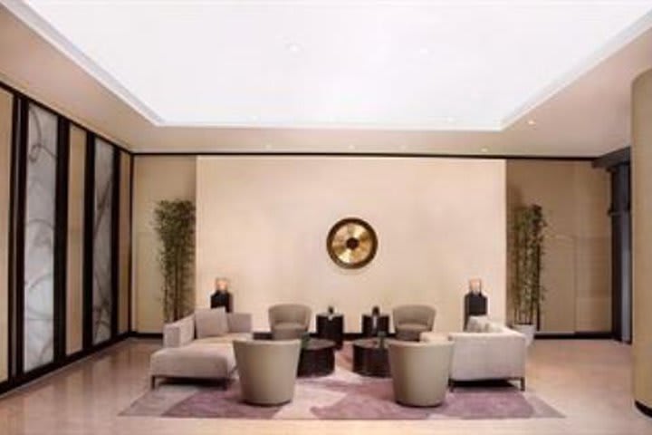 Lobby of the Fraser Residence, hotel in Shanghai