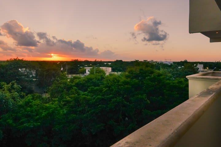 Vista desde un balcón