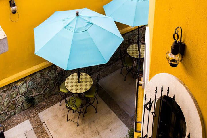 View of the courtyard