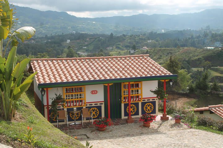 View of one of the cabins