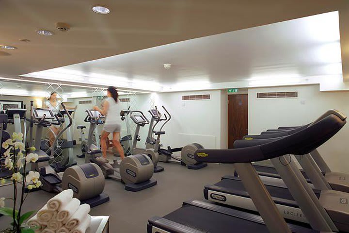 Fitness center at the London Marriott Grosvenor Square business hotel