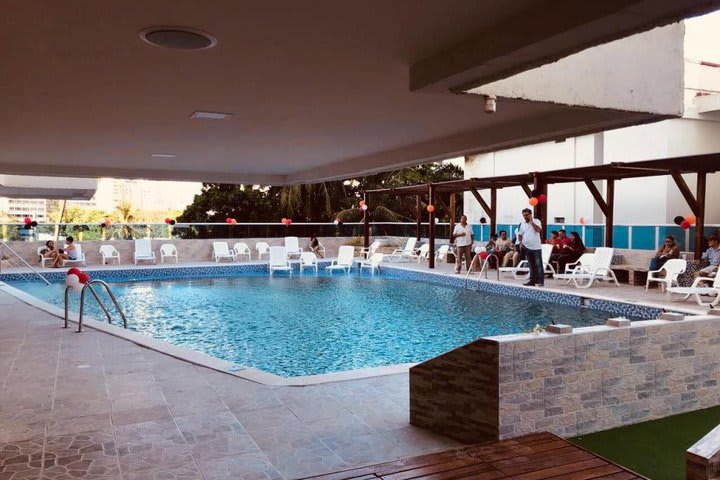 Pool area