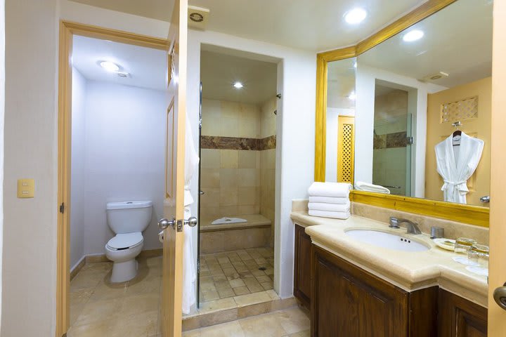 Bathroom of a suite