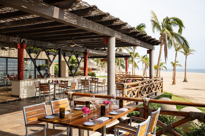 Terraza del restaurante La Hacienda