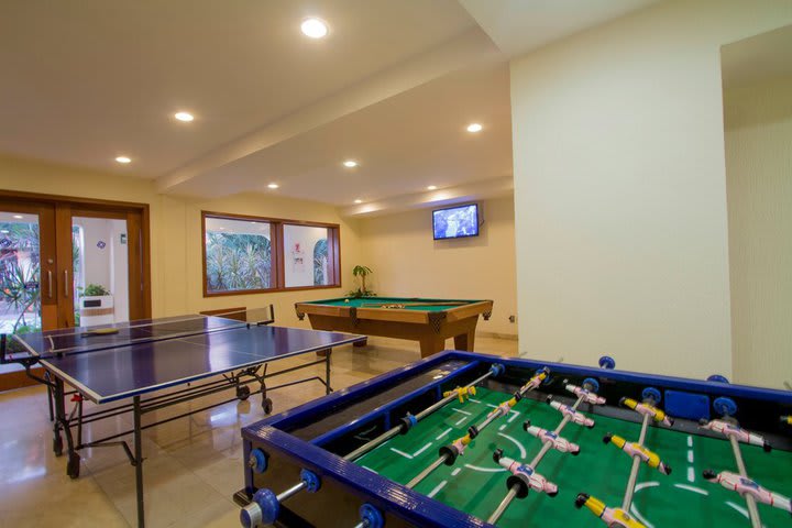 The game room is available only for guests over 14 years of age