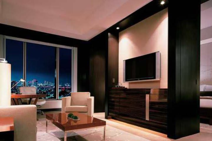 Suite del hotel Conrad en Tokio