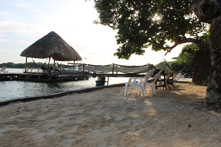 Panoramic view of the beach