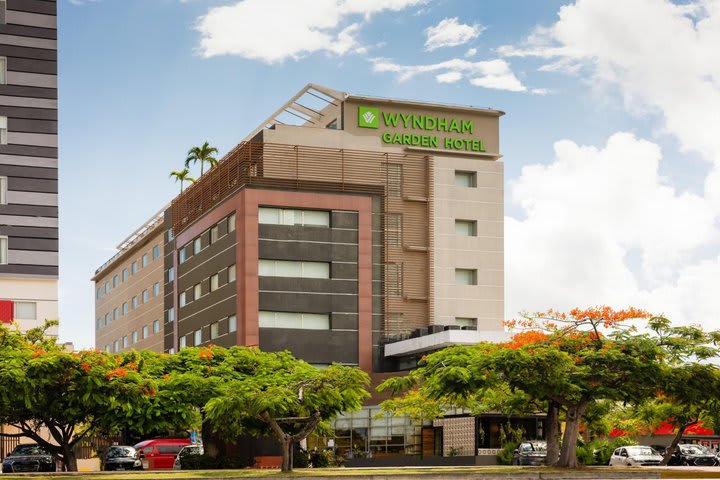 Facade of the hotel