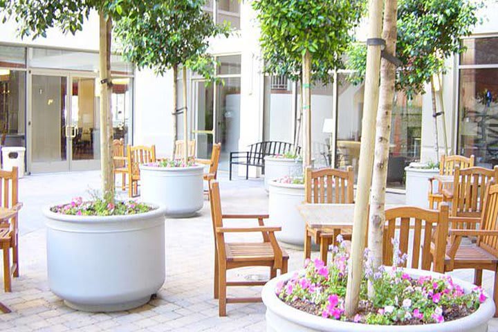 Terraza del Courtyard by Marriott Downtown, hotel de negocios en San Francisco