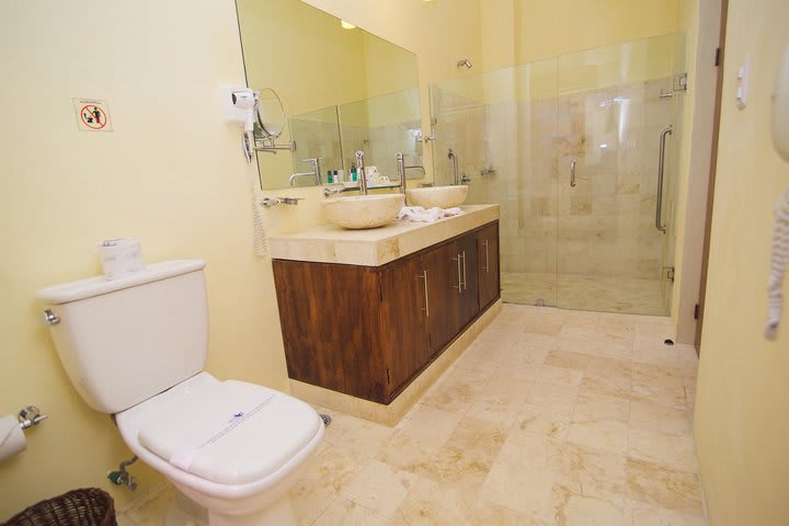 Bathroom of a suite