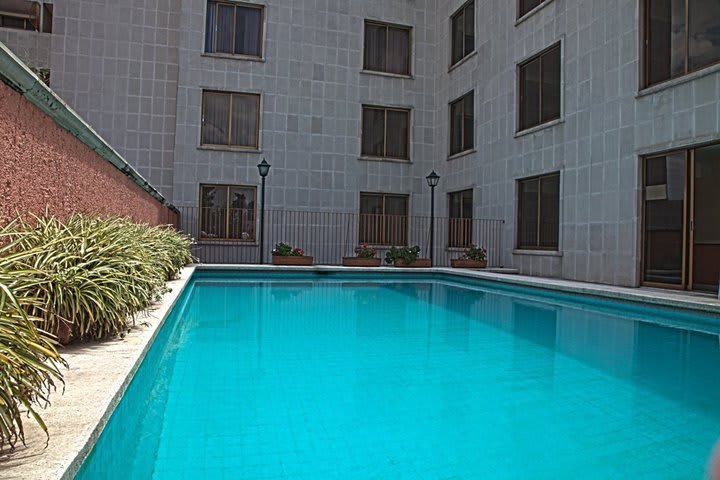 Pool at Hotel Cervantes in Guadalajara