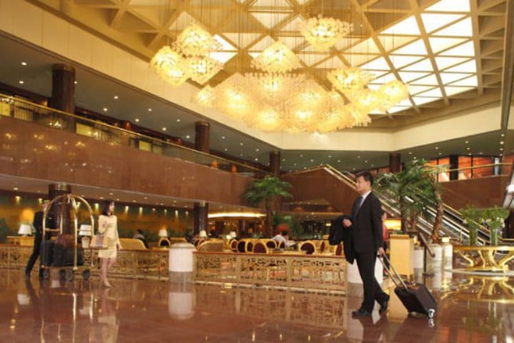 Lobby at the Capital Hotel in Beijing