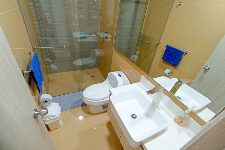 Baño en el Apartamento de 3 dormitorios vista al mar - SM38