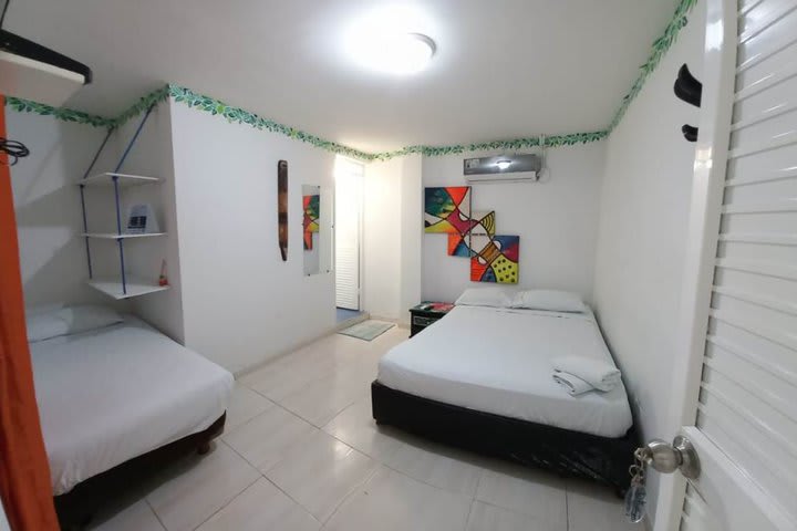 Habitación con dos camas