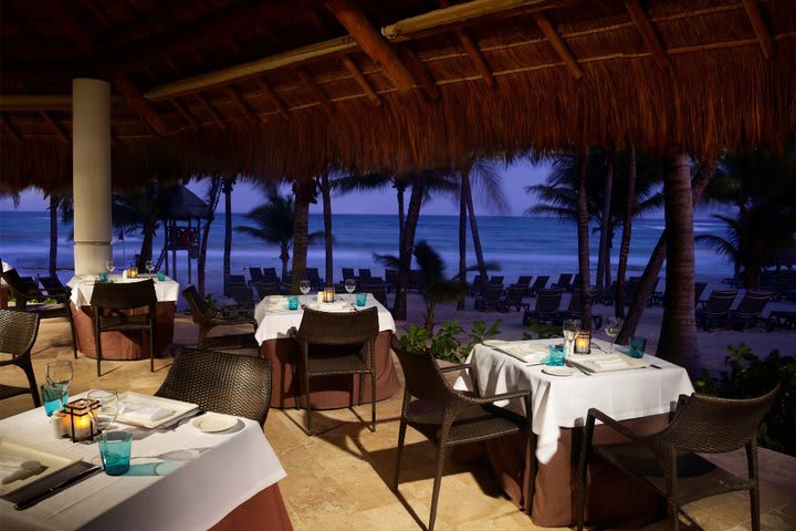 Interior view of a restaurant