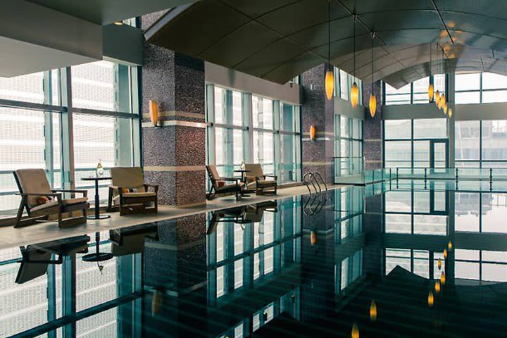 The Renaissance Capital hotel in Beijing features an indoor pool