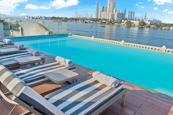 Panoramic view from the pool