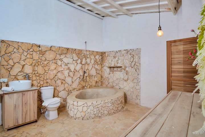 Bañera de una habitación