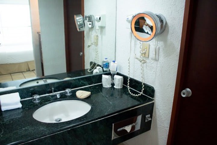 Private bathroom in a junior suite