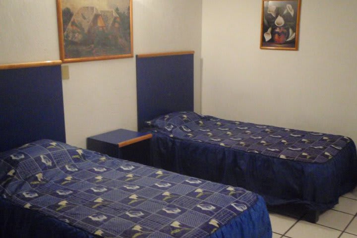 Accommodation with two beds