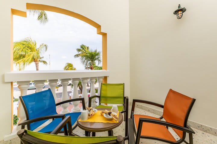 Balcony in a 2-bedroom suite