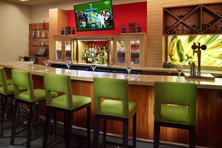 Bar in the restaurant