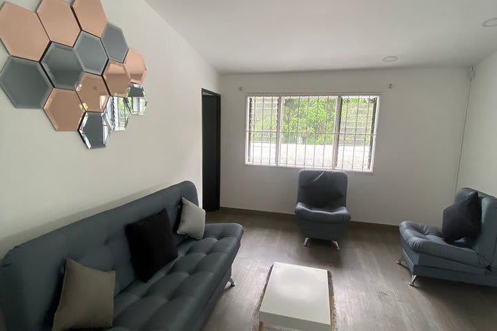 Sitting area in an apartment