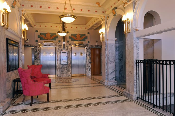 Hotel Indigo at the Alamo is set in the historic Gibbs building