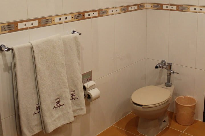 Baño de la habitación sencilla