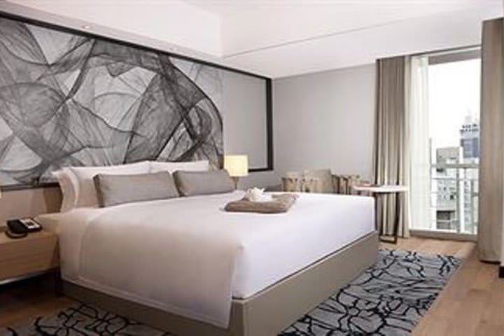 The Fraser Residence hotel in Shanghai offers 324 guest rooms