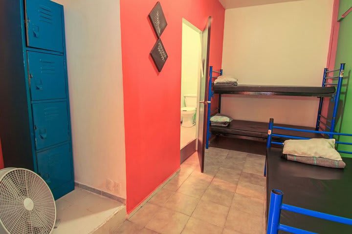 The hotel offers shared dormitories