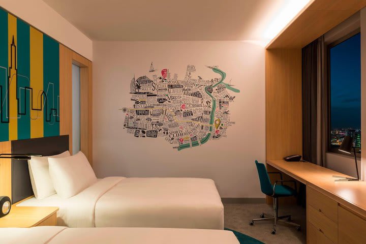 Aloft Room, 2 Twin Beds